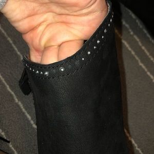 Lucky Brand Shoes - Lucky Brand Black Booties with small studs, Size 8 Lucky Brand Shoes - Lucky Brand Black Booties with small studs, Size 8